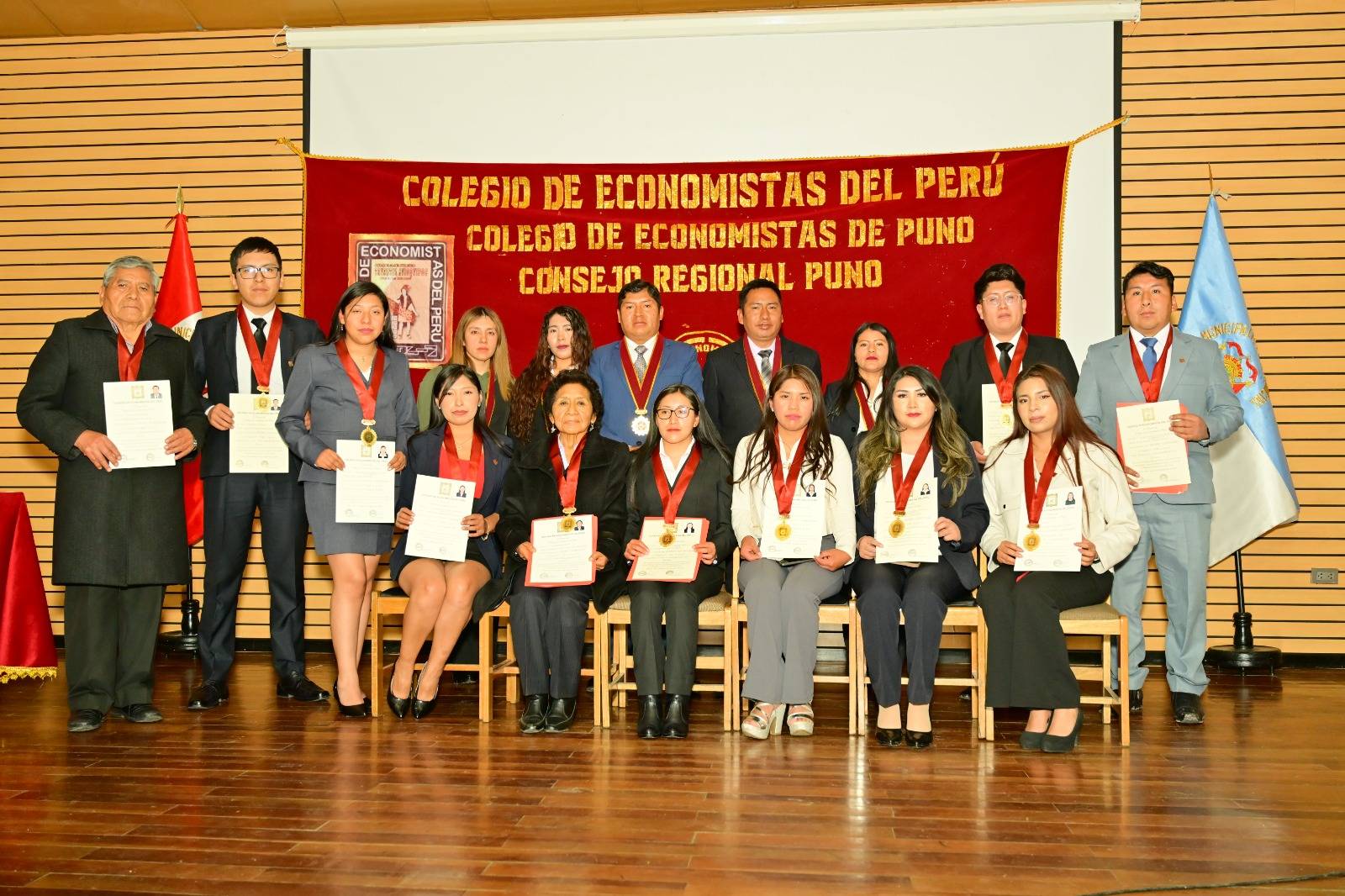 Ceremonia de colegiados